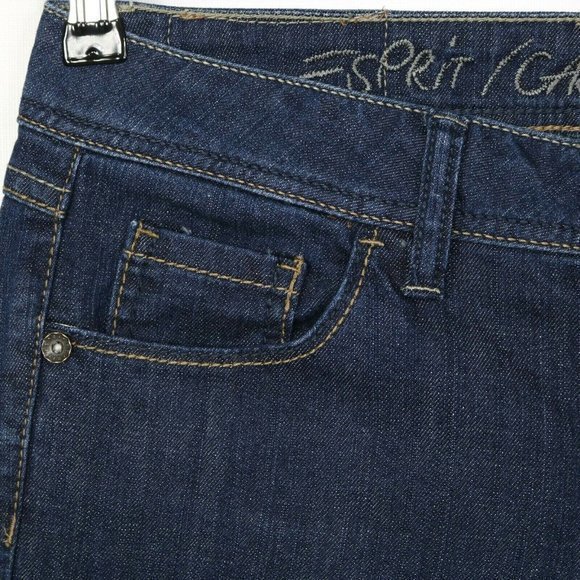 Esprit Smart Straight Jeans Dark‎ Stretch 28 32 Actual 29 X 28 - Picture 10 of 12